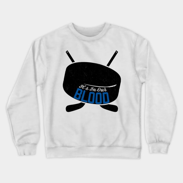 Bleed Blue Crewneck Sweatshirt by TRE2PnD